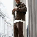 Blakely Denim Trucker Jacket - Brown