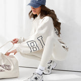 Outline Varsity Tote Bag - Natural