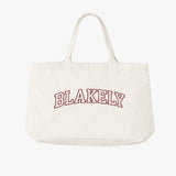 Outline Varsity Tote Bag - Natural