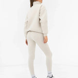 Heritage 1/4 Zip Jumper - Chalk & True Navy