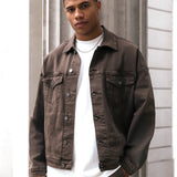 Blakely Denim Trucker Jacket - Brown