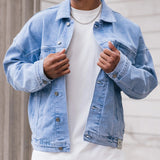 Blakely Denim Trucker Jacket - Washed Blue