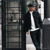 Blakely Denim Trucker Jacket - Black