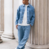 Blakely Denim Trucker Jacket - Blue