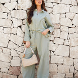 Mila Oversized Shirt - Soft Sage