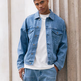 Blakely Denim Trucker Jacket - Blue