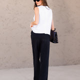 Emmy Wide Leg Trousers - Black