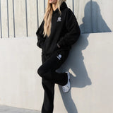 Iris Oversized Hoodie - Black