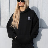 Iris Oversized Hoodie - Black
