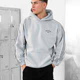 Zayd Relaxed Hoodie - Marl Grey