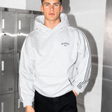 Zayd Relaxed Hoodie - Marl Grey