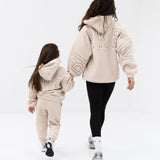 Mini Blakely Borg Hoodie - Tan