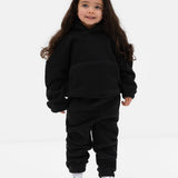 Mini Blakely Borg Hoodie - Black
