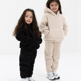 Mini Blakely Borg Hoodie - Tan