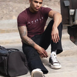 Colton T-Shirt - Burgundy