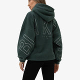 Borg Isabel Oversized Hoodie - Green