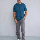 Conrad Relaxed Anchor T-Shirt - Teal Green