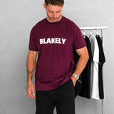 Raife Relaxed T-Shirt - Burgundy