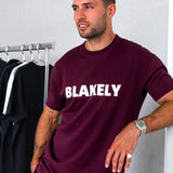 Raife Relaxed T-Shirt - Burgundy