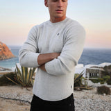 Olton Knit Jumper - Marl White