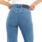 Blakely Straight Cut Jeans - Mid Blue