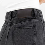 Blakely High Rise Denim Shorts - Washed Black