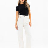 Blakely Wide Leg Jeans - Off White