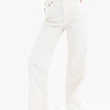 Blakely Wide Leg Jeans - Off White