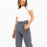 Blakely Wide Leg Jeans - Grey