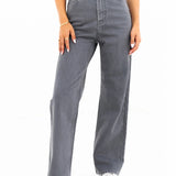 Blakely Wide Leg Jeans - Grey