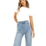 Blakely Wide Leg Jeans - Faded Blue