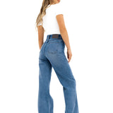 Blakely Wide Leg Jeans - Mid Blue