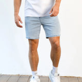 Blakely Denim Shorts - Blue