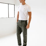 Vol.21 Panel Jeans - Olive Green