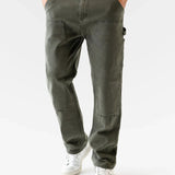 Vol.21 Panel Jeans - Olive Green