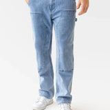 Vol.21 Panel Jeans - Washed Blue
