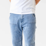 Vol.21 Panel Jeans - Washed Blue