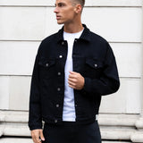 Blakely Denim Trucker Jacket - Black