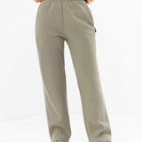 Isabel Wide Leg Sweatpants - Olive