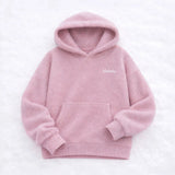 Mason Relaxed Knitted Hoodie - Pink