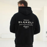 Monaco Relaxed Hoodie - Black