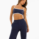 Jada Wide Leg Sweatpants - True Navy