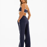 Jada Wide Leg Sweatpants - True Navy