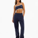 Jada Wide Leg Sweatpants - True Navy