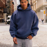 Idris Oversized Hoodie - True Navy