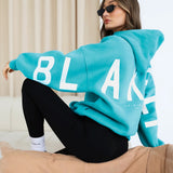 Isabel Oversized Hoodie - Aqua