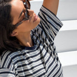 Sasha Stripe T-Shirt - Navy Stripe