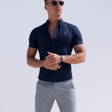 Worcester Short Sleeve Shirt - Navy
