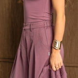 Ali Pleated Trousers - Dusty Rose
