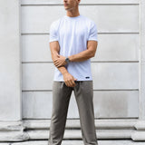 Anston Stretch Chinos - Warm Grey